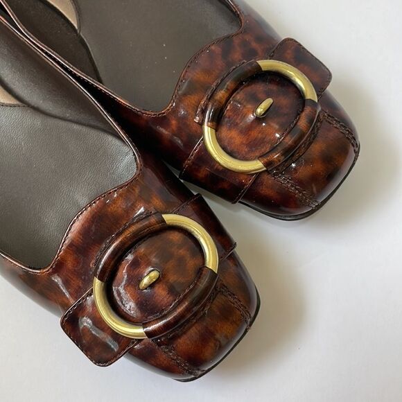 COLE HAAN‎ NIKE AIR LEOPARD PRINT PATENT FLATS - Picture 3 of 6